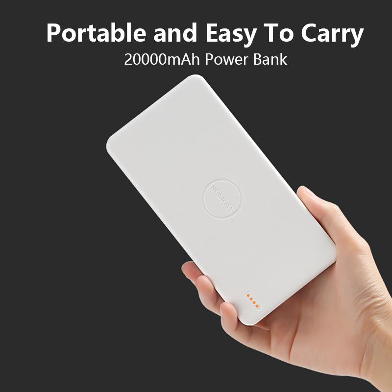 Romoss Power Bank Pulse 10 10000mAh WH