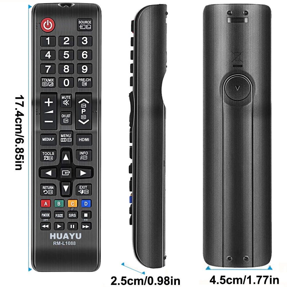HUAYU HUAYU RM-L1088 Remote Control for All Samsung LED, HDTV, 4K, 3D & Smart TV