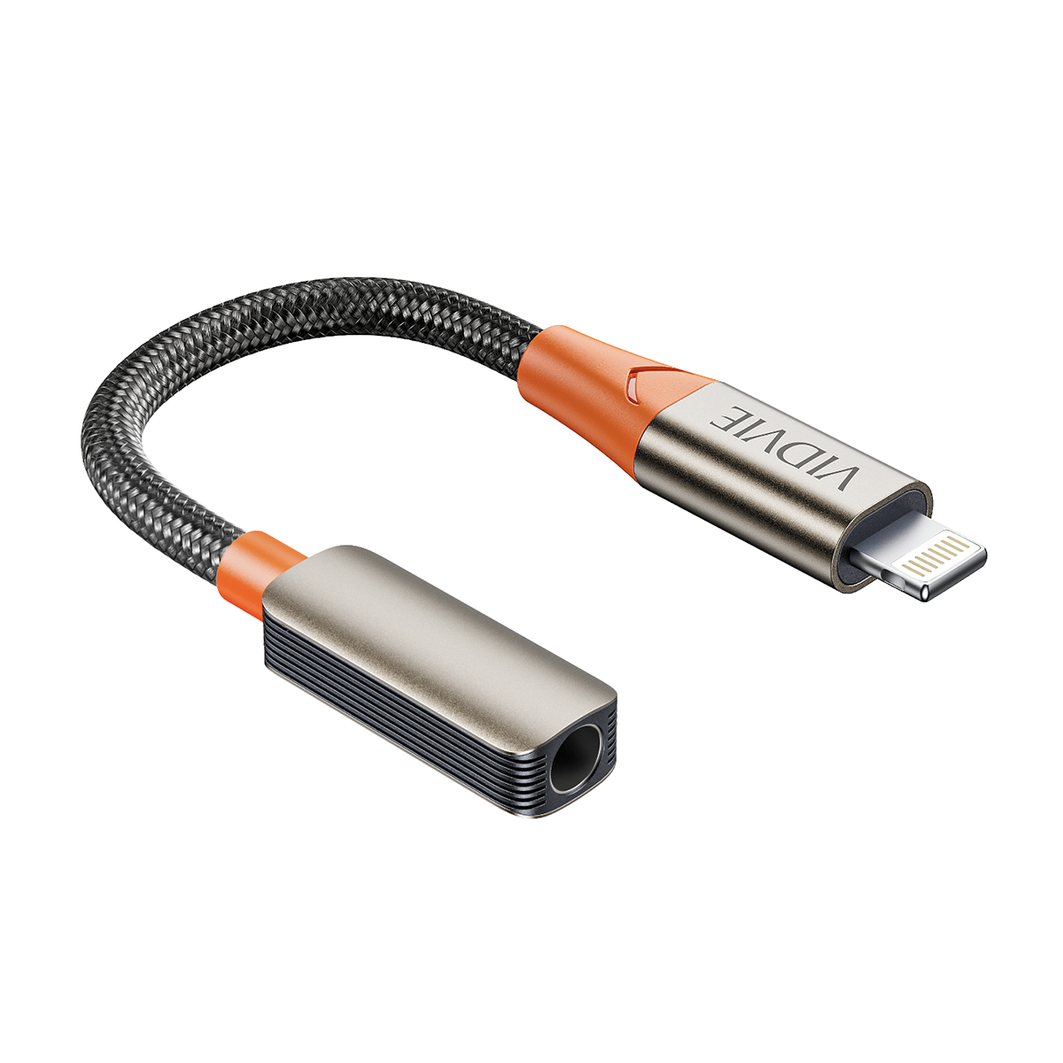 VIDVIE Lightning to Headphone Jack Adapter for iPhone - 13cm