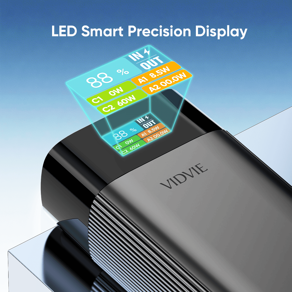 VIDVIE 145W Ultra-fast Large Capacity Power Bank - 40000mAh