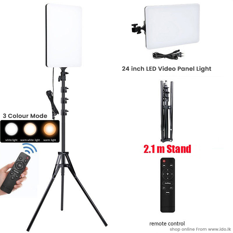 24 Inch PLOKAMA P24 Professional Photography/Videography & 2.1m Tripod