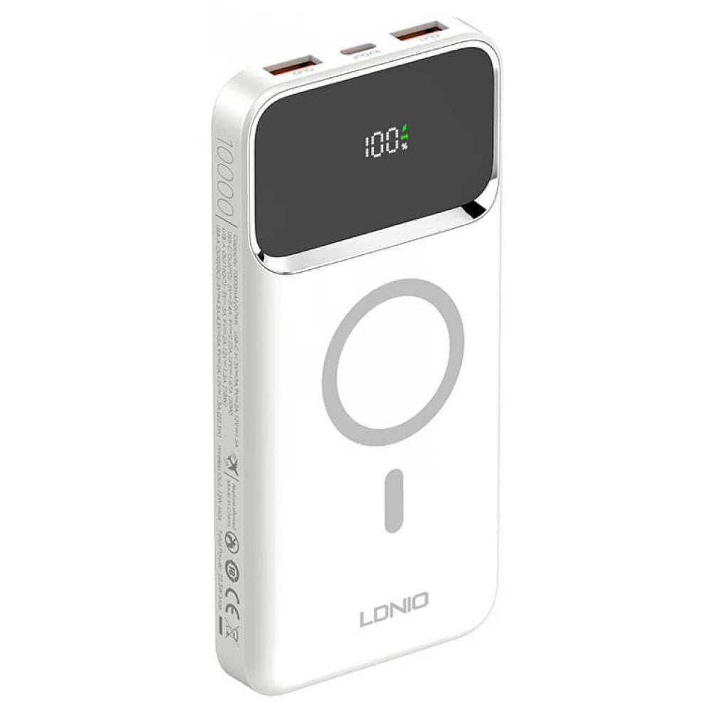 LDNIO PQ11 | 15W Magnetic Wireless Power Bank 10000mAh
