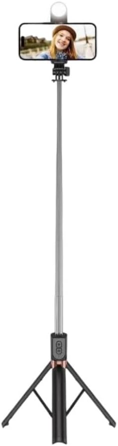 Plokama LIVE-K8 LED Multifunctional Selfie Stick -1.3m