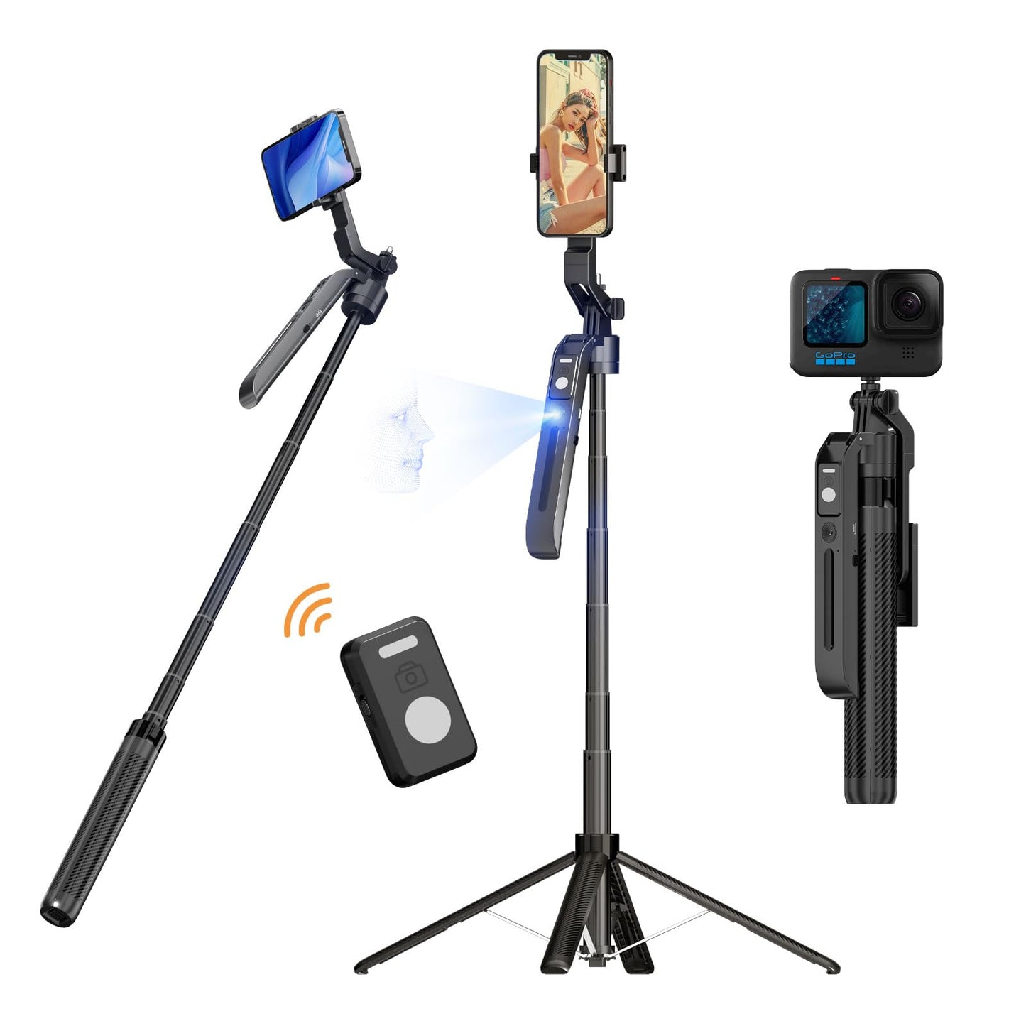 Funsnap A6 AI Auto Tracking Gimbal & tripod