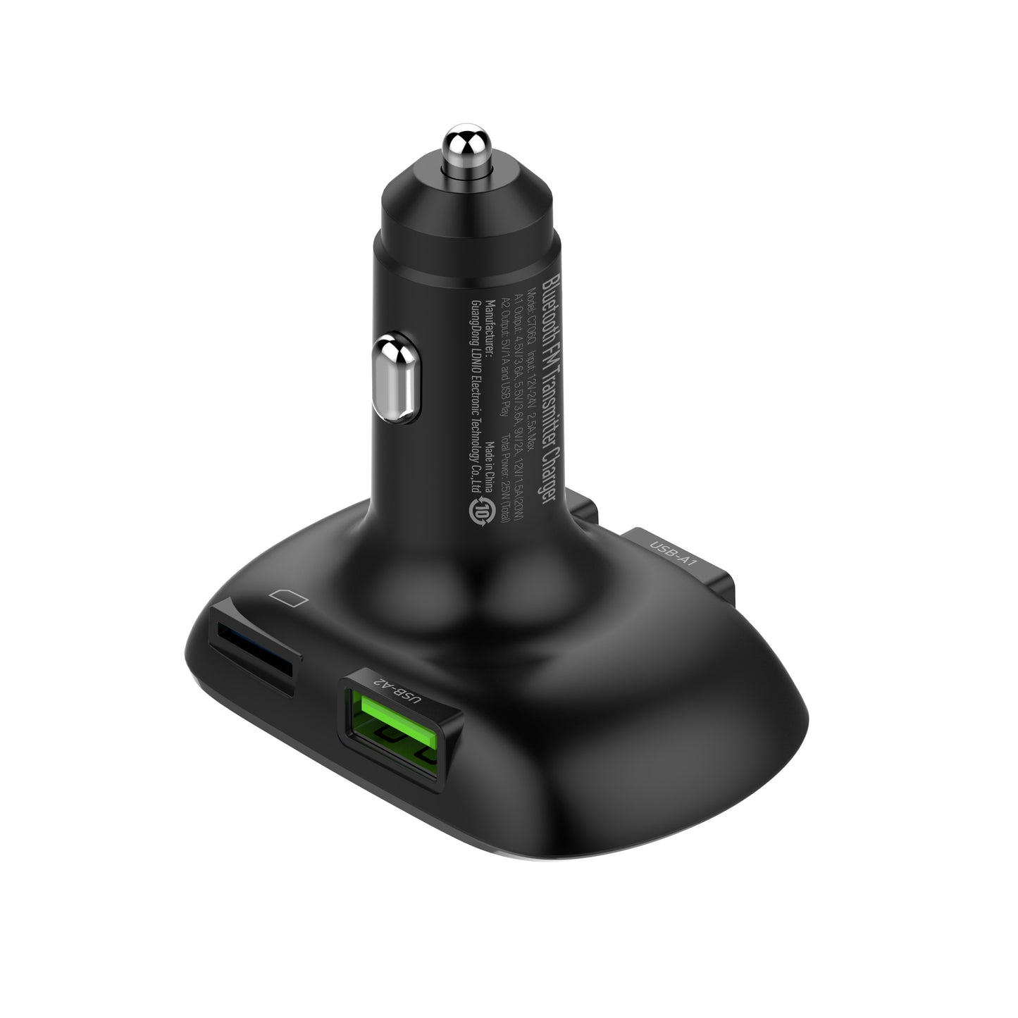 LDNIO C706Q FM Transmitter Fast Car Charger