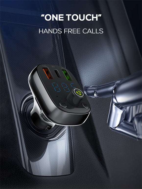 LDNIO C704Q FM Transmitter Fast Car Charger