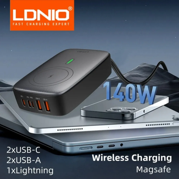 LDNIO Q4010 140W Multiport Desktop Charging Station