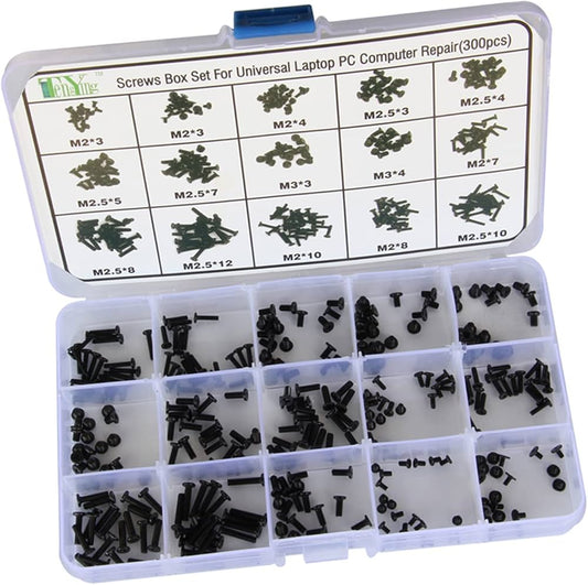 300 PCS M2 / M2.5 / M3 Laptop Screws Box Set