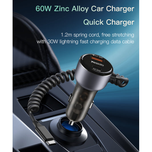 YESIDO Y56 60W Car Charger