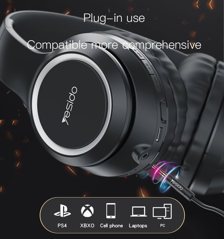 YESIDO EP03 Bluetooth Wireless Foldable Headphone