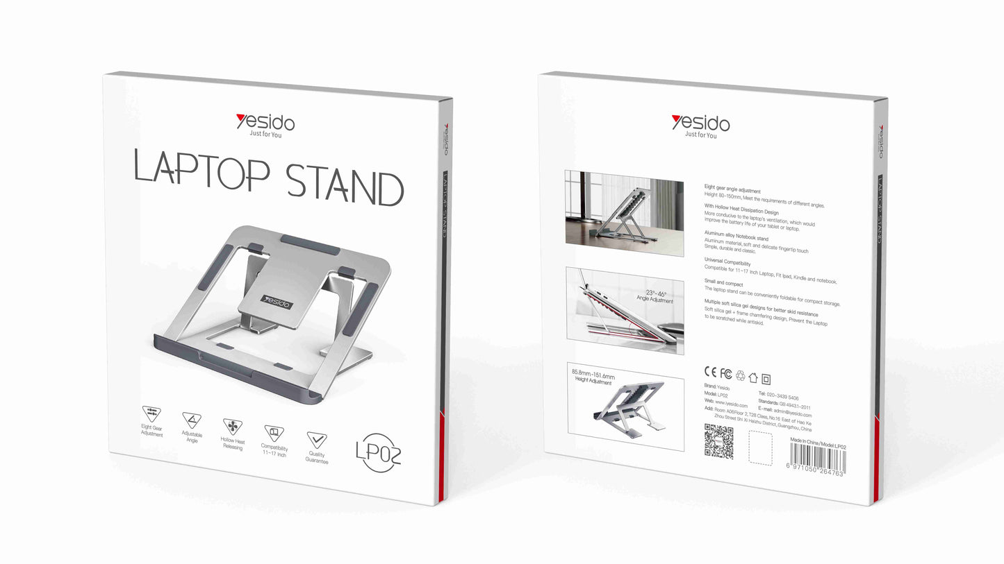 Yesido LP02 Aluminium Foldable Laptop Stand