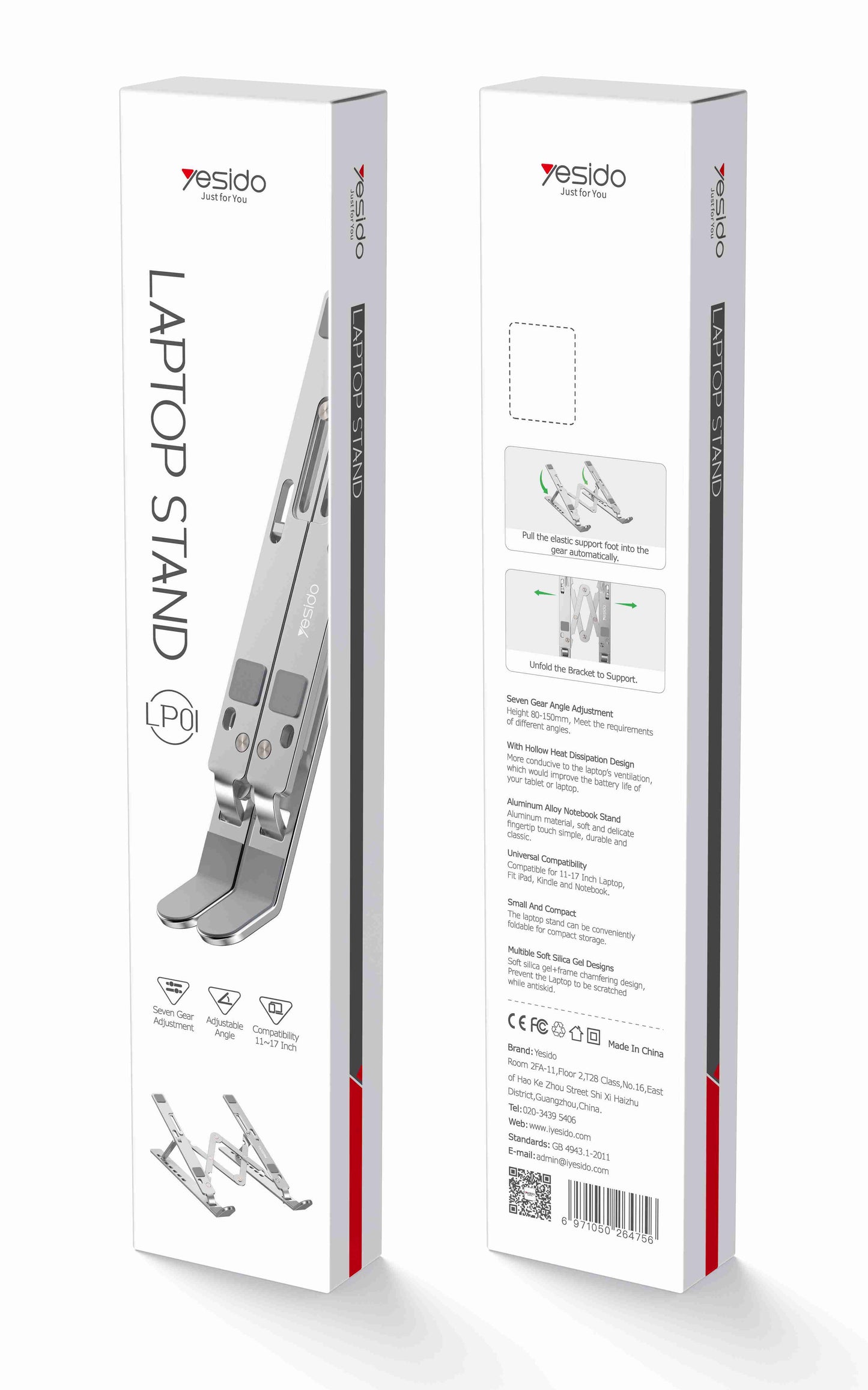 Yesido LP01 Aluminium Laptop / Tablet Stand