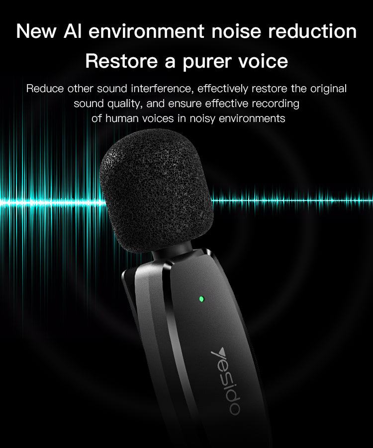 Yesido KR14 IP 2 Wireless MEMS Microphone