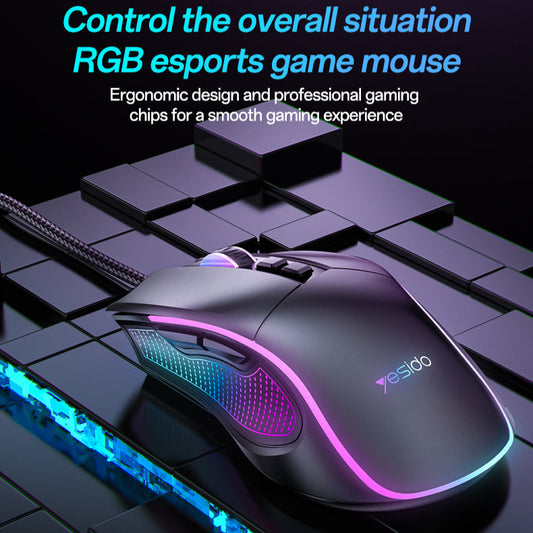 Yesido KB20 Wired Professional Gaming Mouse