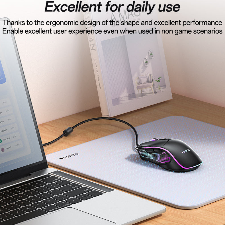 Yesido KB20 Wired Professional Gaming Mouse