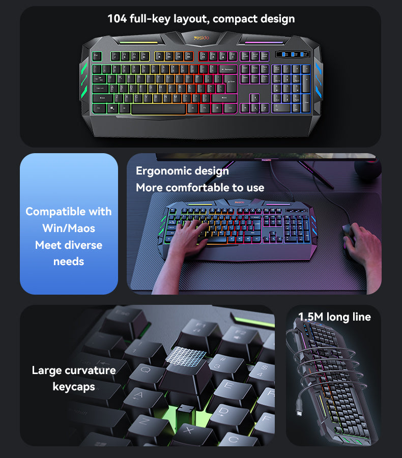 Yesido KB21 Professional Gaming Keyboard