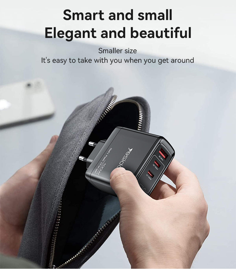 Yesido-YC142 Super Fast GaN Charging- 100w