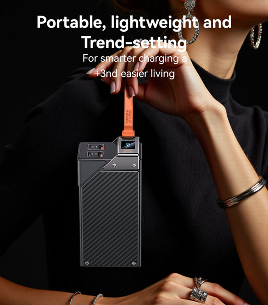 YP63 30000mAh LED Display Six-port Power Bank