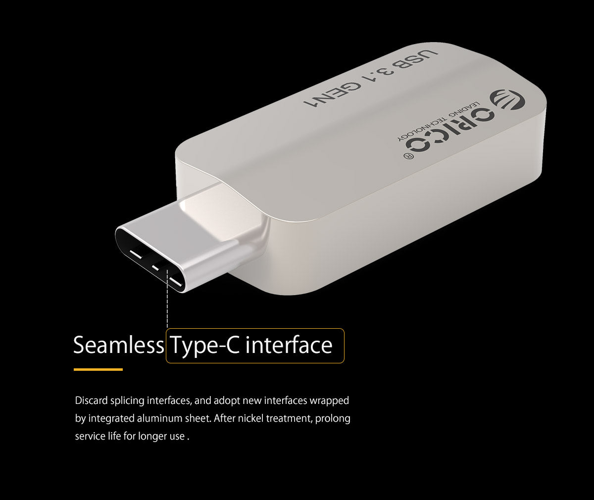 ORICO USB Type-C to USB-A 3.1 ChargeSync Adapter