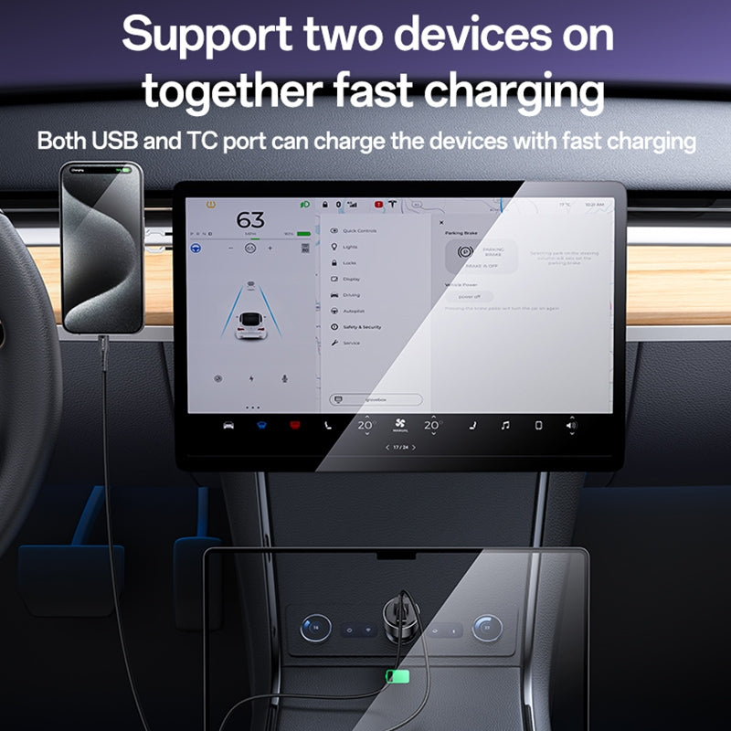Yesido Y65 PD100W Super Fast Car Charger