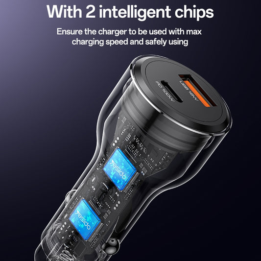 Yesido Y65 PD100W Super Fast Car Charger