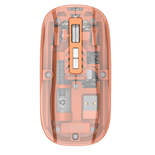 VIDVIE KB07 Rechargable Transparent Wireless Mouse