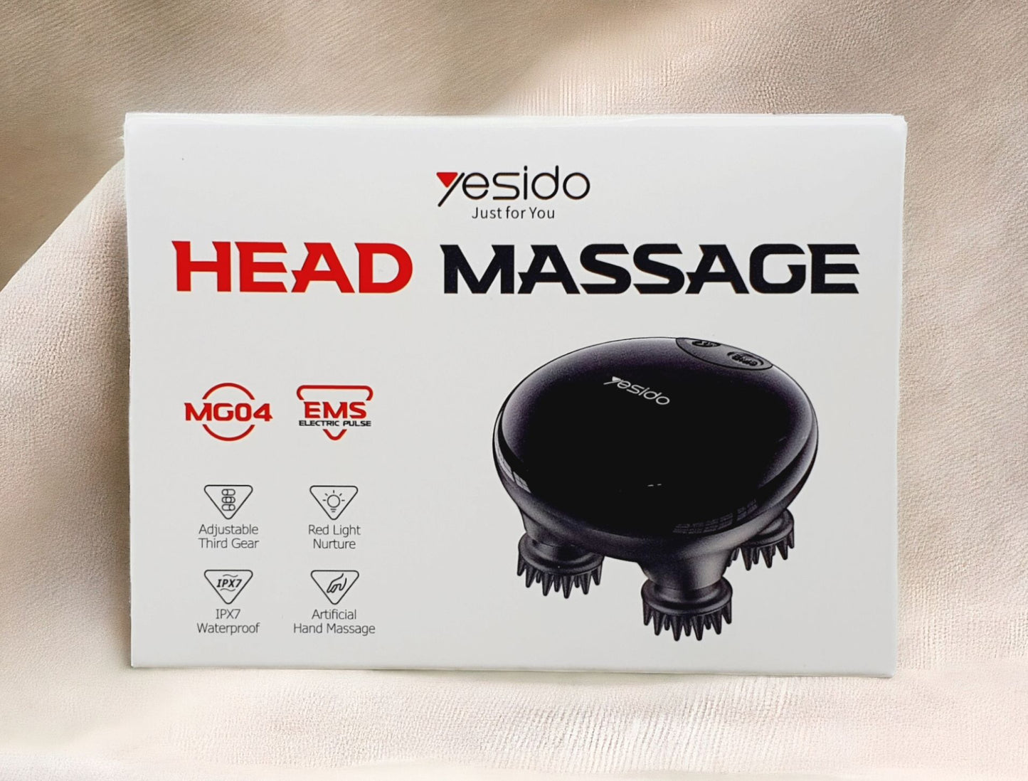 YESIDO MG04 Portable Electric EMS Head Massager
