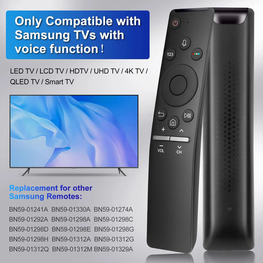 Remote Control for All Samsung LEDLCD HDTV TV - with voice