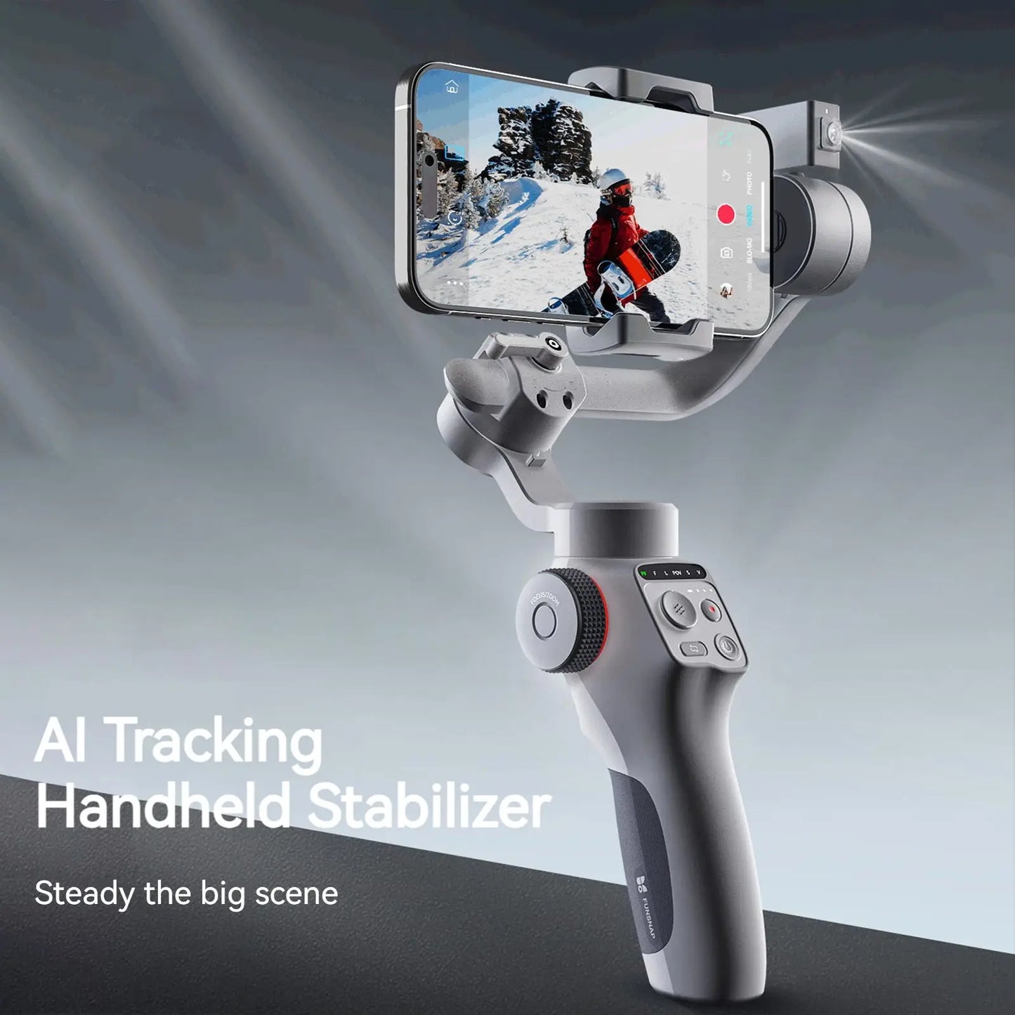 Capture 5 Gimbal Stabilizer 3-Axis with AI Tracking Sensor