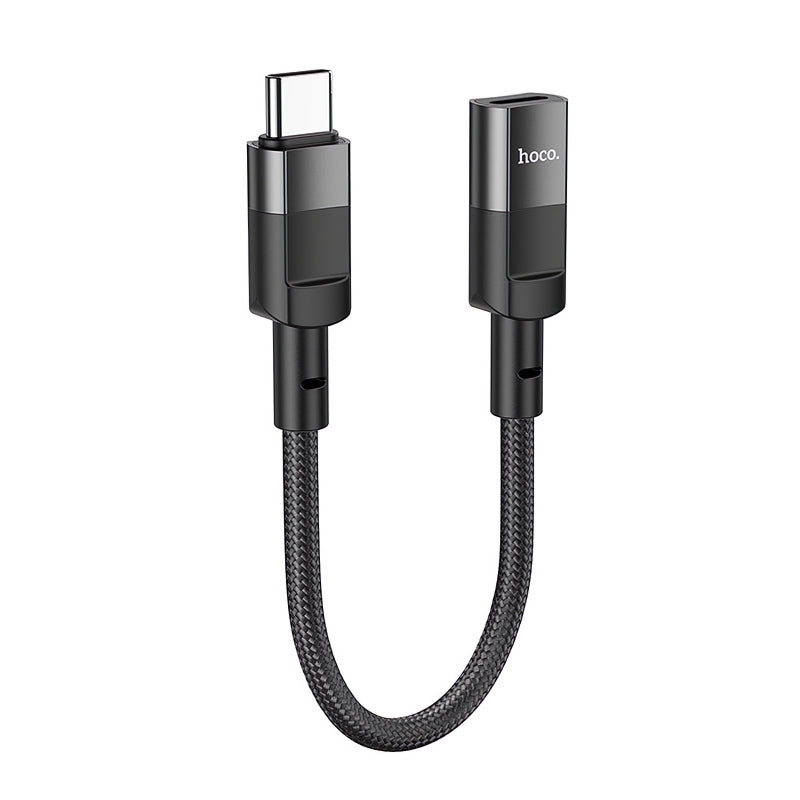 Lightning to USB-C Adapter Hoco U107 - (10cm) (pack of 2)