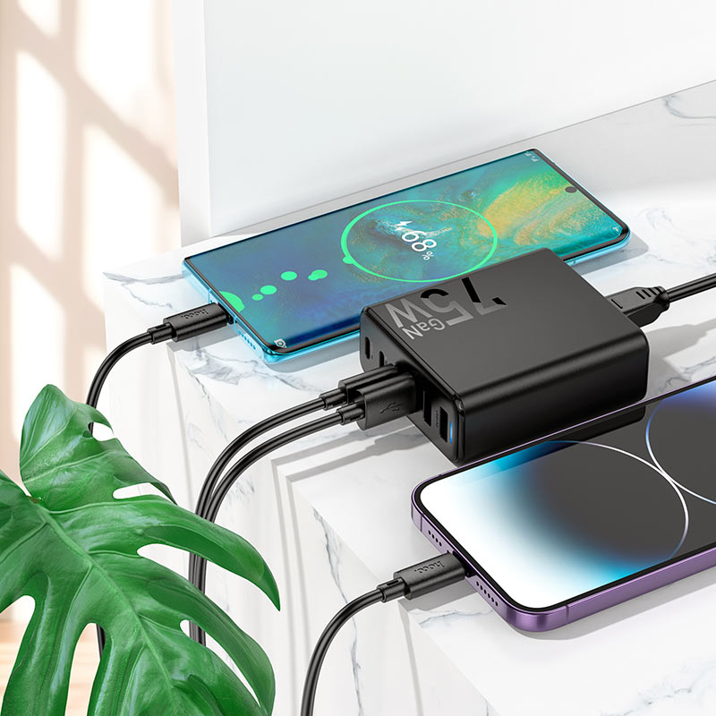 Hoco C133A GaN Charging station 75W PD45W + QC3.0