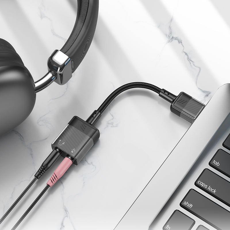 Hoco LS37 USB to Aux 3.5mm External Sound Card