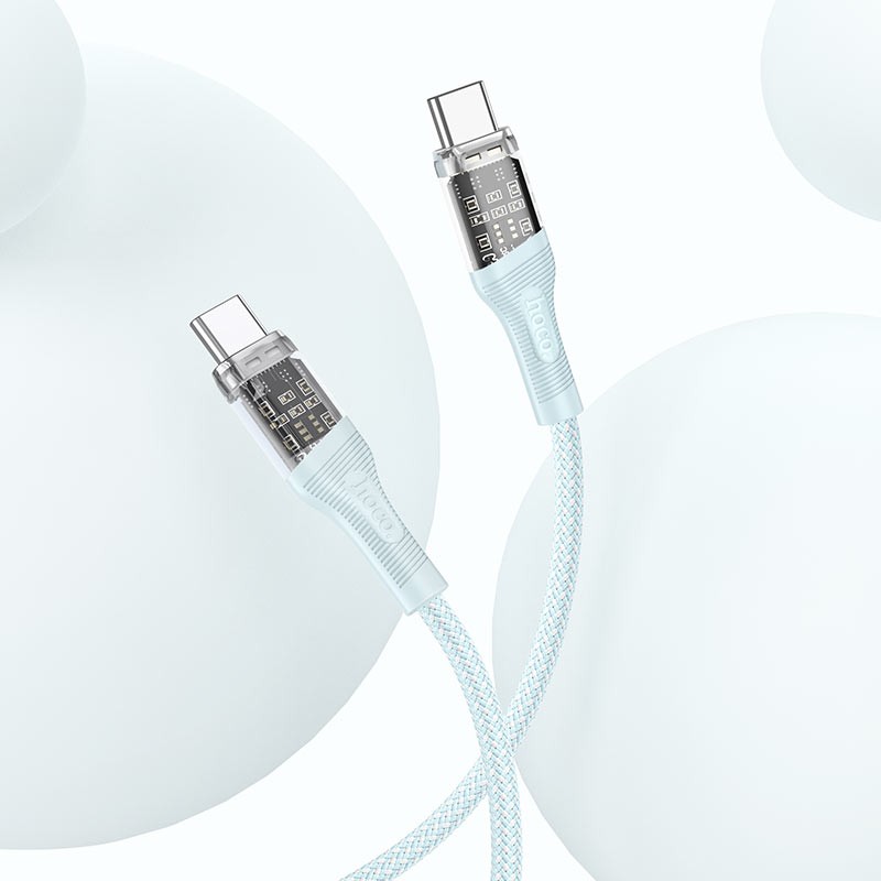 Hoco U111 Cable Type-C to Type-C 60W - 1.2m (pack of 2)