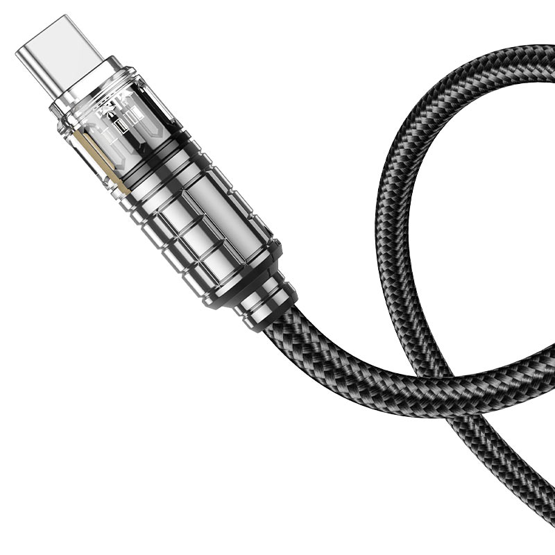 Hoco U122 60W fast charge Cable Type-C to Type-C -1.2m