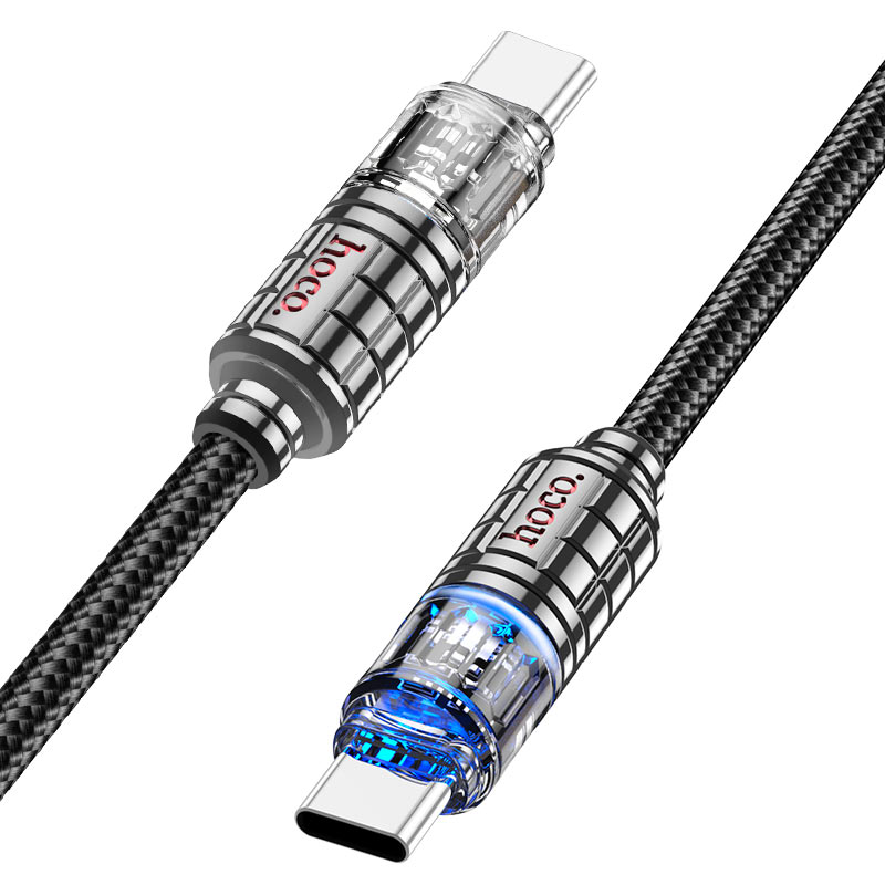Hoco U122 60W fast charge Cable Type-C to Type-C -1.2m