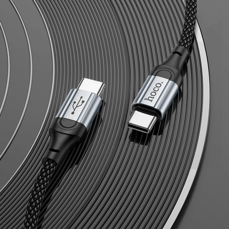Hoco X102 Type-C to Type-C PD 60W fast charge Cable - 3 Pack