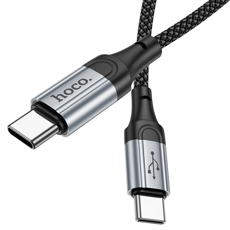 Hoco X102 Type-C to Type-C PD 60W fast charge Cable - 3 Pack