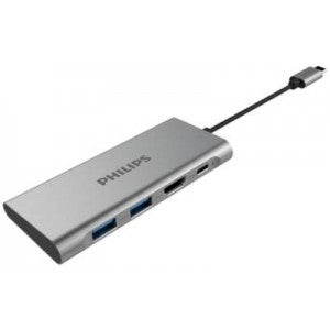 Philips USB-C 3.0 4-Port Mini Hub with USB-C PD