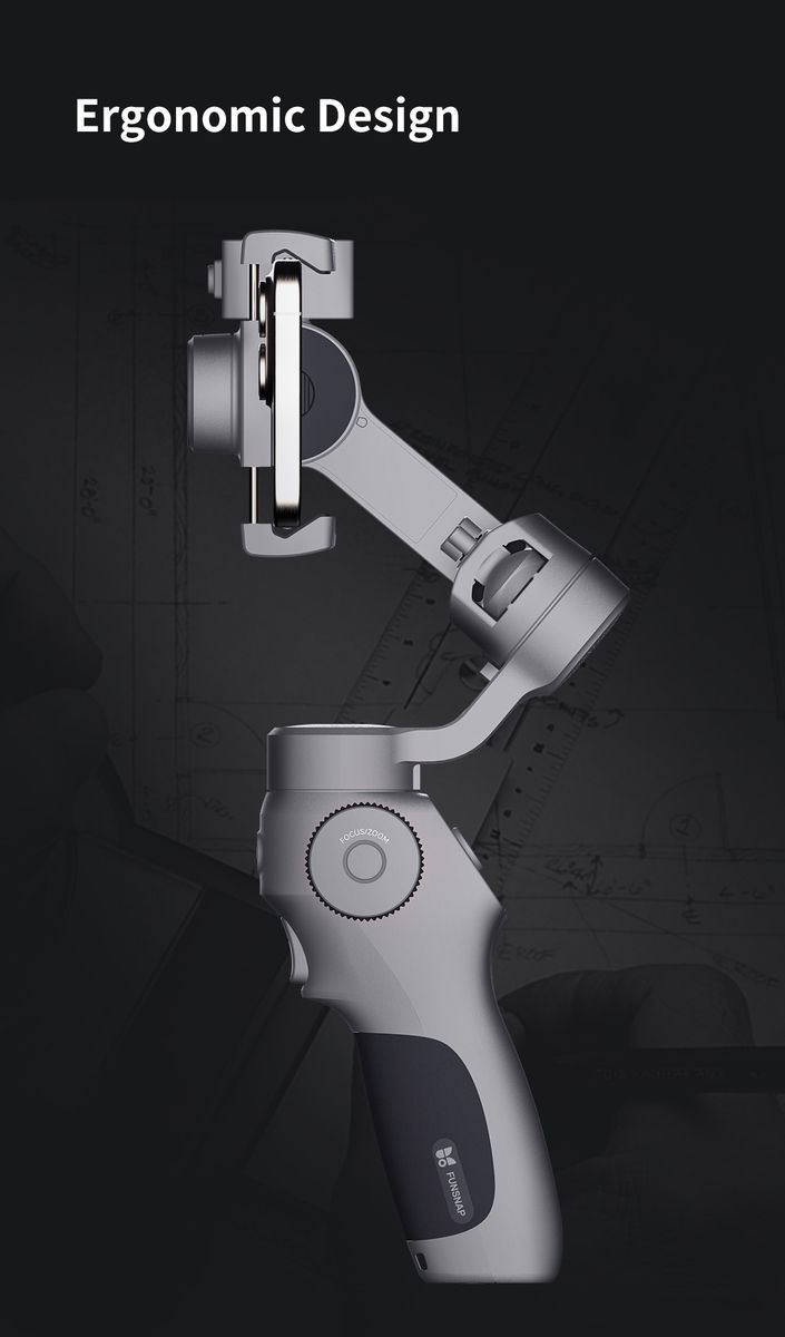 Capture 5 Gimbal Stabilizer 3-Axis with AI Tracking Sensor