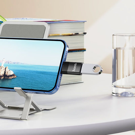 Hoco UA17 Lightning to USB-A OTG Adapter - (pack of 3)