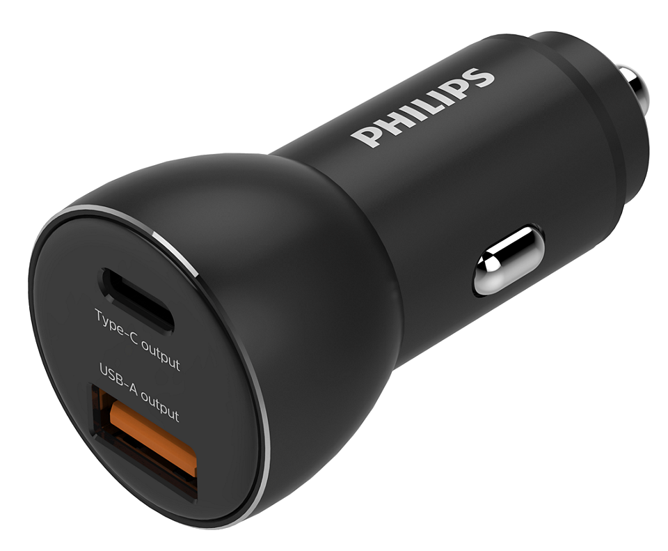 Philips Dual Port Car Charger - 36w
