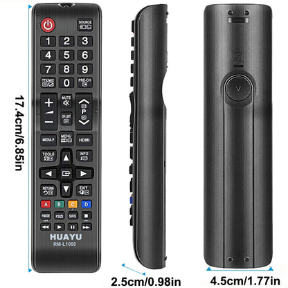 HUAYU HUAYU RM-L1088  Remote Control for All Samsung LED, HDTV, 4K, 3D & Smart TV