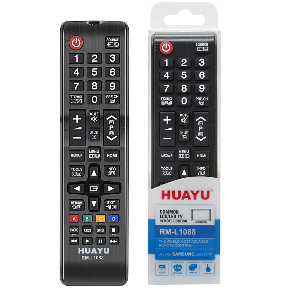 HUAYU HUAYU RM-L1088  Remote Control for All Samsung LED, HDTV, 4K, 3D & Smart TV