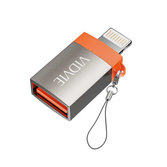 VIDVIE Lightning to USB A Adapter - Charge & Data Transfer