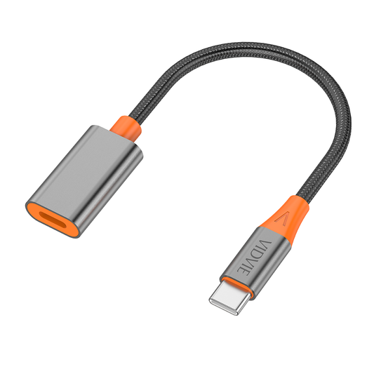 VIDVIE Type-C Male to Lightning Female Charging & Data Cable - 12cm