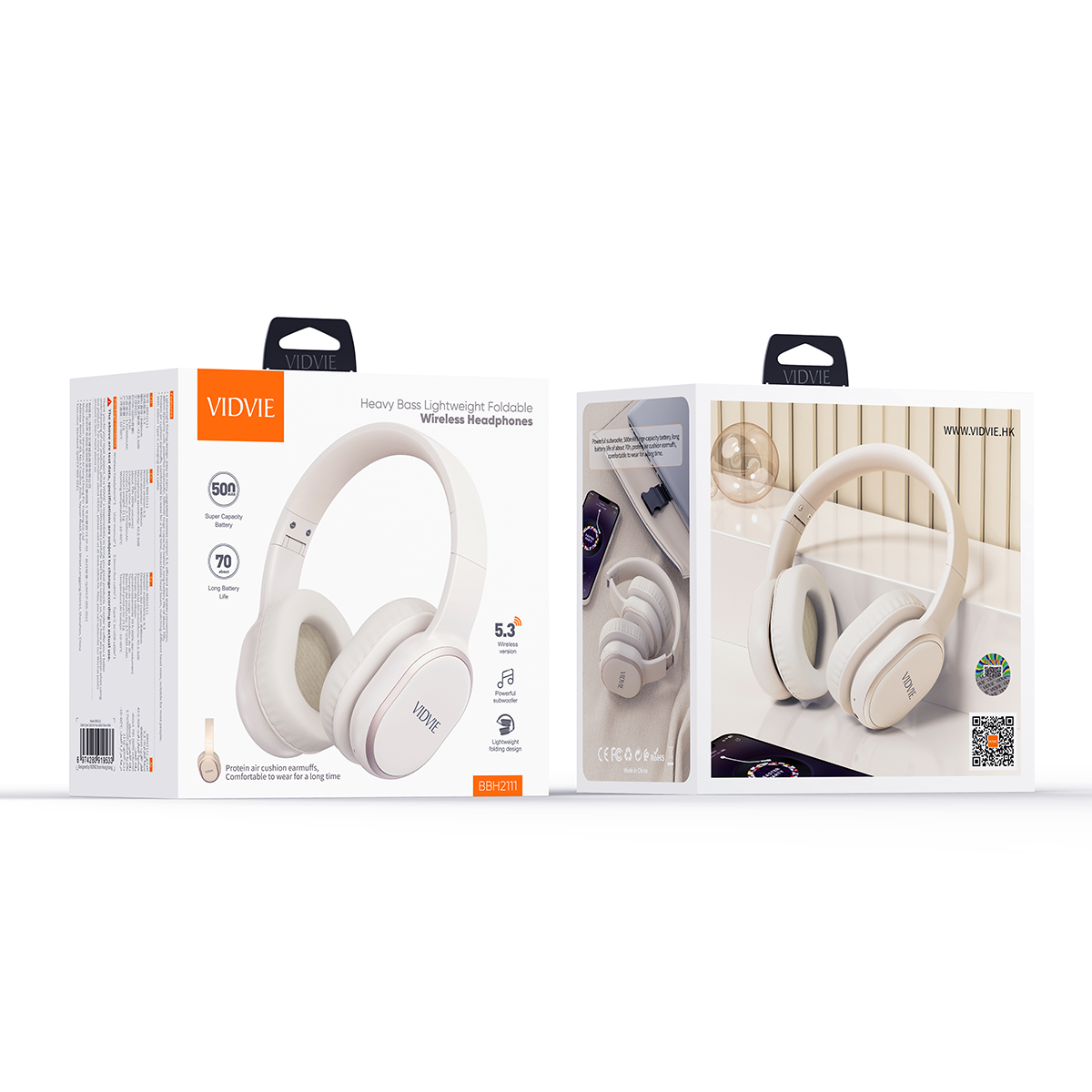 VIDVIE BBH2111 Premium Wireless Noise Cancelling Headphones