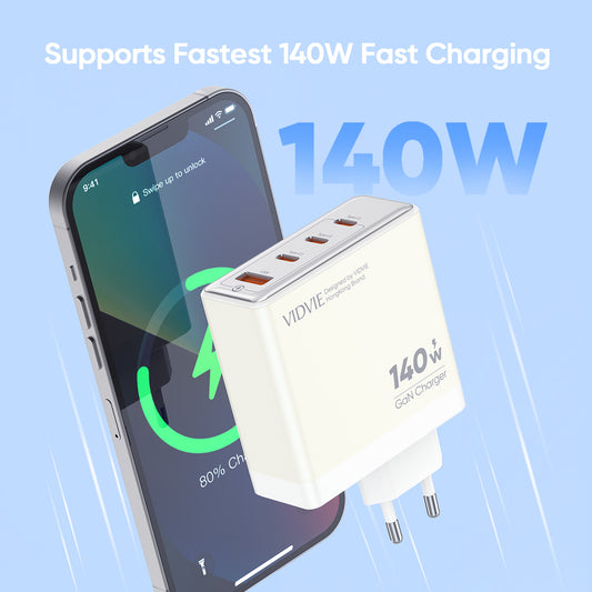 VIDVIE PLE226 140W Super Fast GaN Charger
