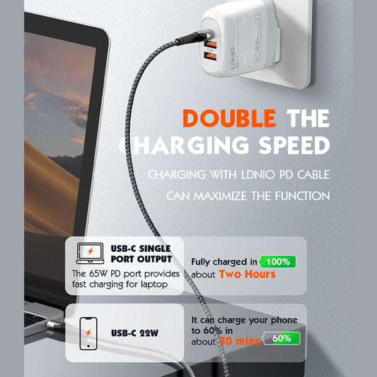 LDNIO A3511Q - 65W GaN Super Fast Charger