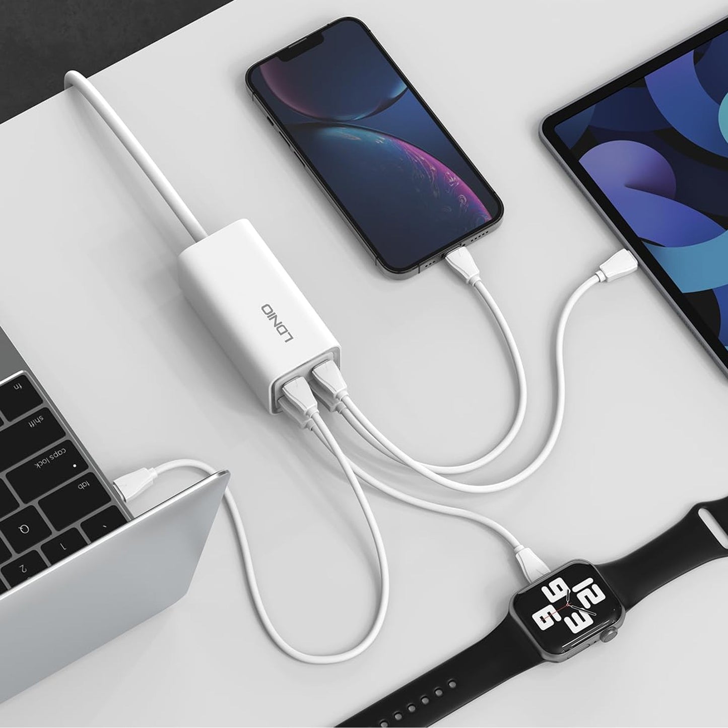 LDNIO A4610C - 65W Multi-ports Desktop Charging Station