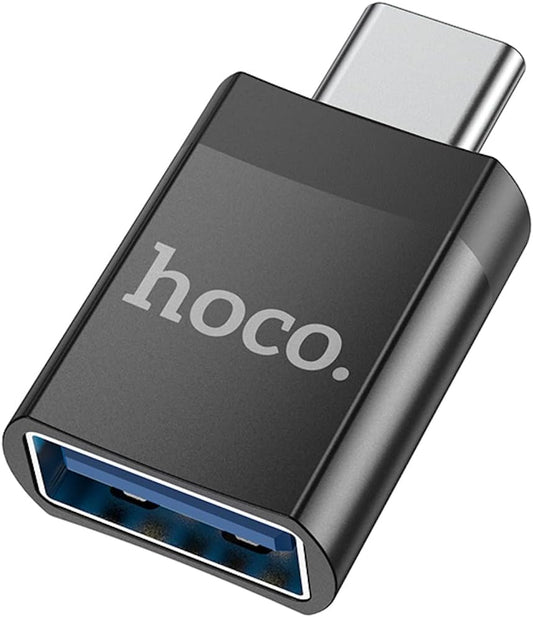Hoco UA17 Type-C Male to 3.0 USB Female OTG Adapter - (Pack of 5)